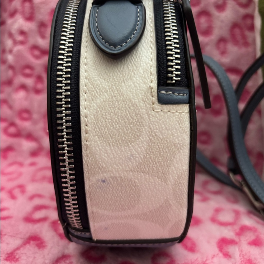 Coach Canteen Crossbody in Signature Canvas with Varsity Motif - Picture 5 of 10